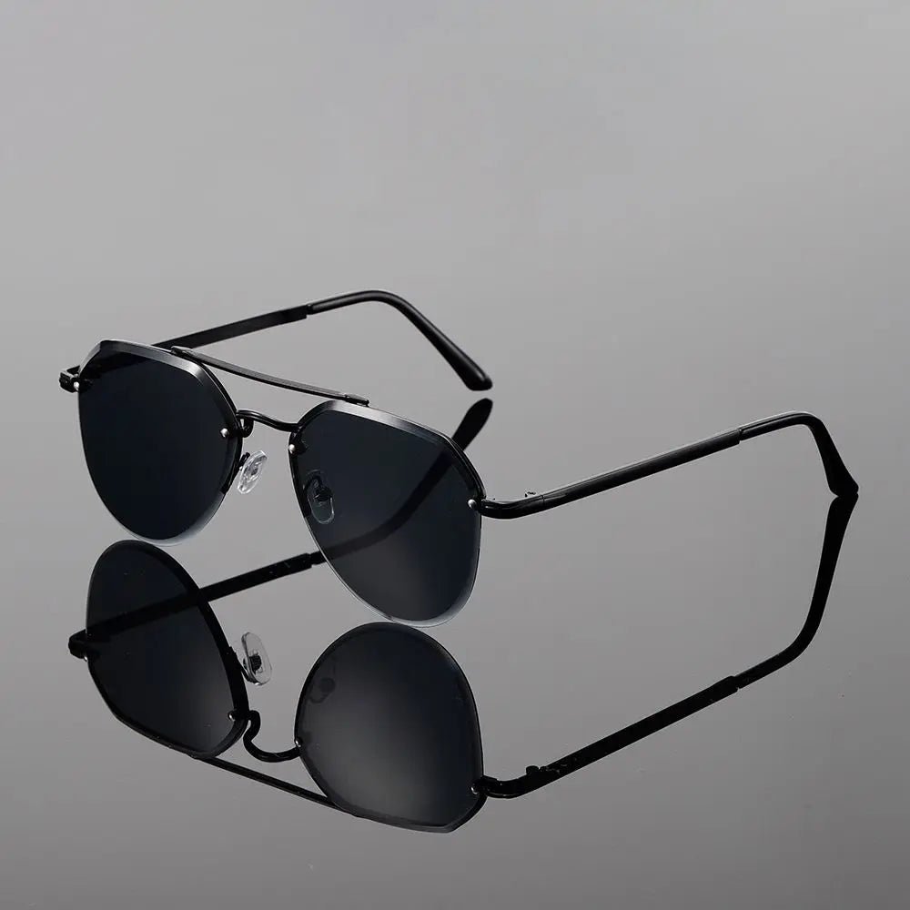 Keaton Aviator Sunglasses with Lightweight Alloy Frame and Scratch-Resistant Gradient Lenses for Full UV Protection - The Southern AtelierSKU_1791062620562_303
