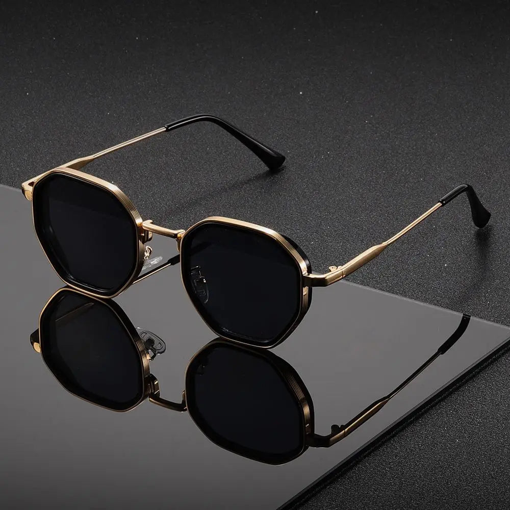 Rivello Lightweight Metal-Frame Sunglasses with Anti-Glare Lenses and Full UV Protection - The Southern AtelierSKU_1791062607762_250