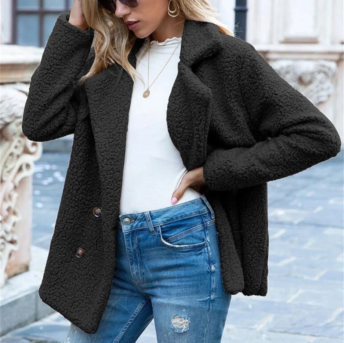 Rowan Coat in Ultra-Soft Fleece for Everyday Warmth - The Southern AtelierSKU_1791062922315_437