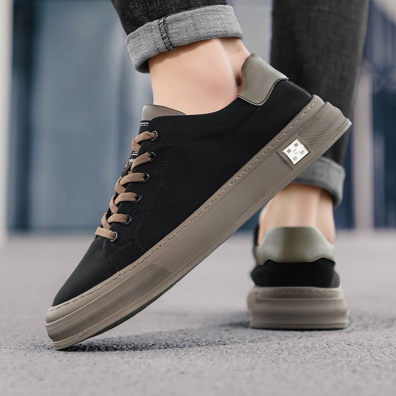Rowan Sneakers in Breathable Canvas with Cushioned Insole for Everyday Wear - The Southern AtelierSKU_1791063902796_784