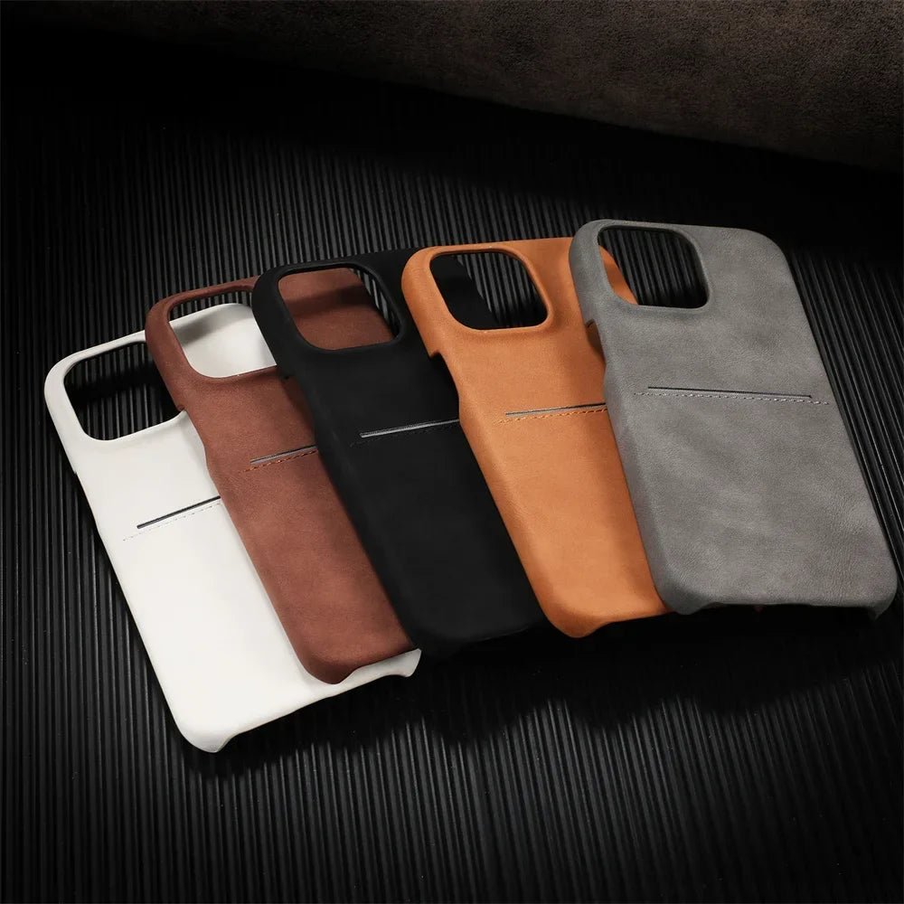 Rowan Suede-Like iPhone Case with Built-In Card Holder, Slim Profile, and Drop Protection - The Southern AtelierSKU_1791063574786_964