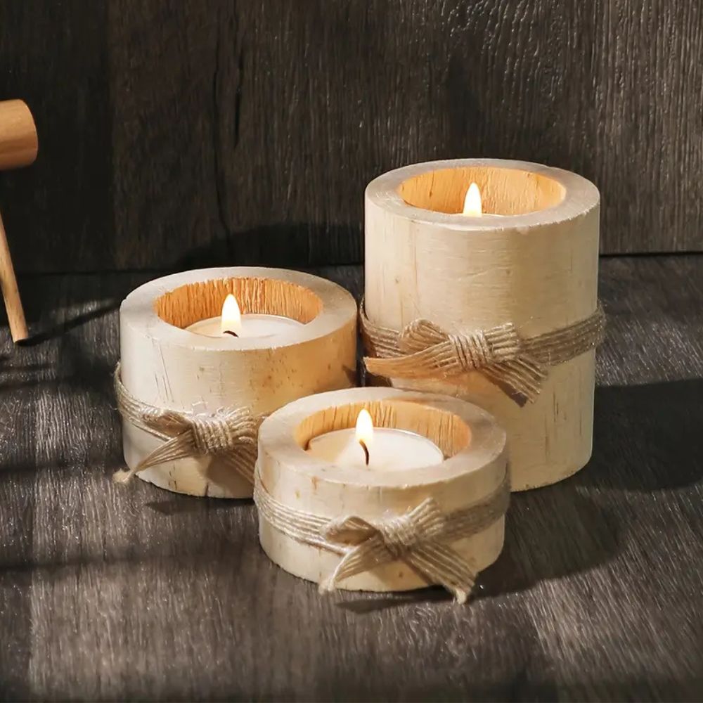The Southern Atelier – Bamboo Candle Holders - The Southern AtelierSKU_1755202232124_178