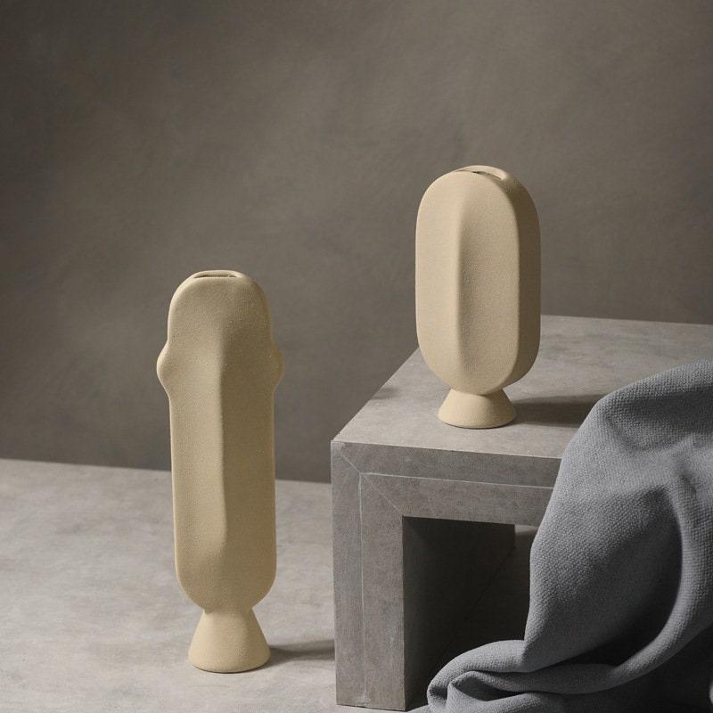 The Southern Atelier – Ceramic Face Vase Decor Set - The Southern AtelierSKU_1757600753723_115