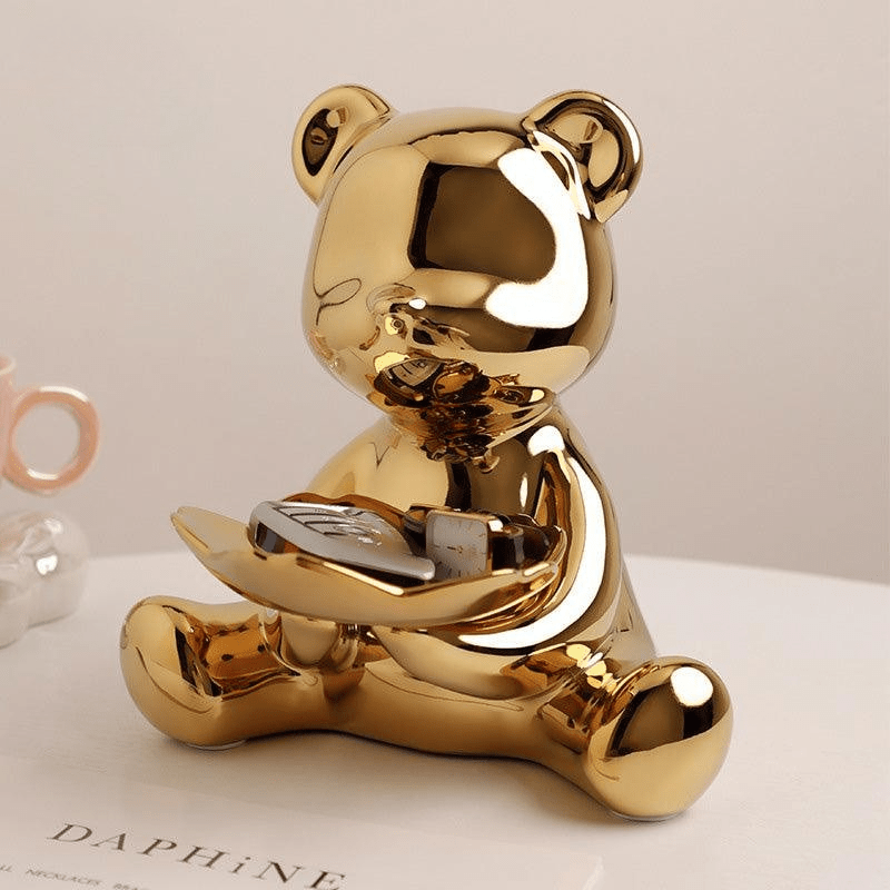 The Southern Atelier – Chrome Bear Key Holder Decor - The Southern AtelierSKU_1757776096947_281