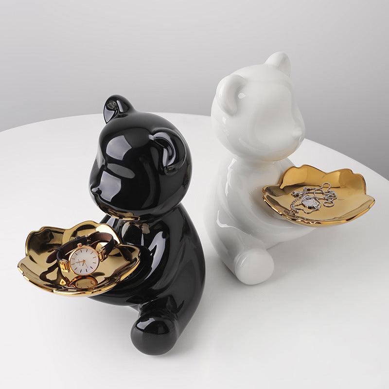 The Southern Atelier – Chrome Bear Key Holder Decor - The Southern AtelierSKU_1757776096947_645