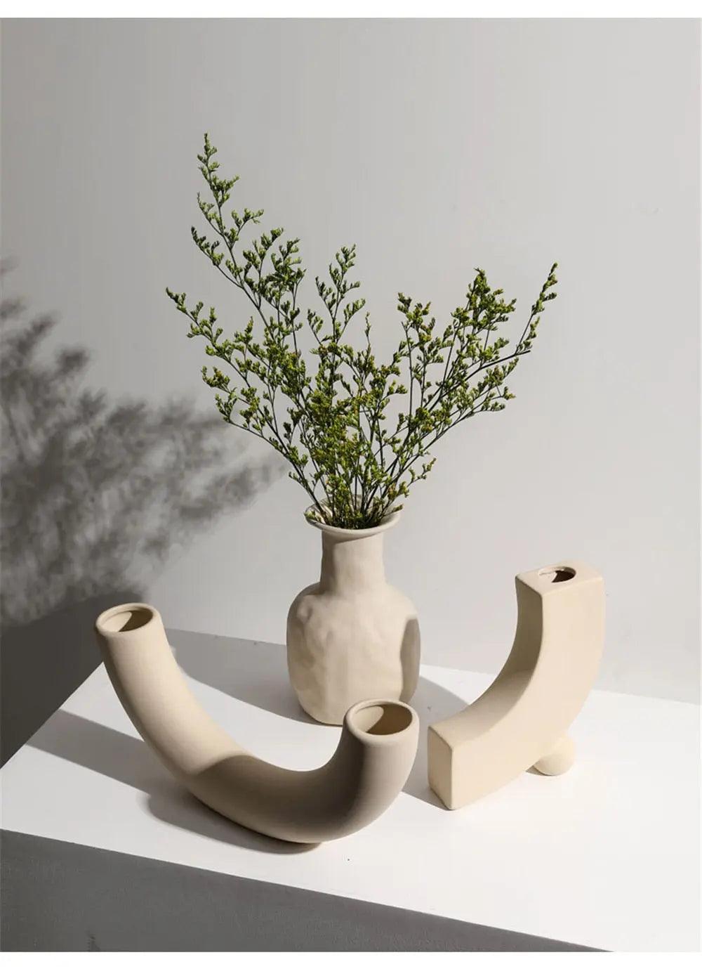 The Southern Atelier – Classic Minimalist Ceramic Vase - The Southern AtelierSKU_1758022824204_430