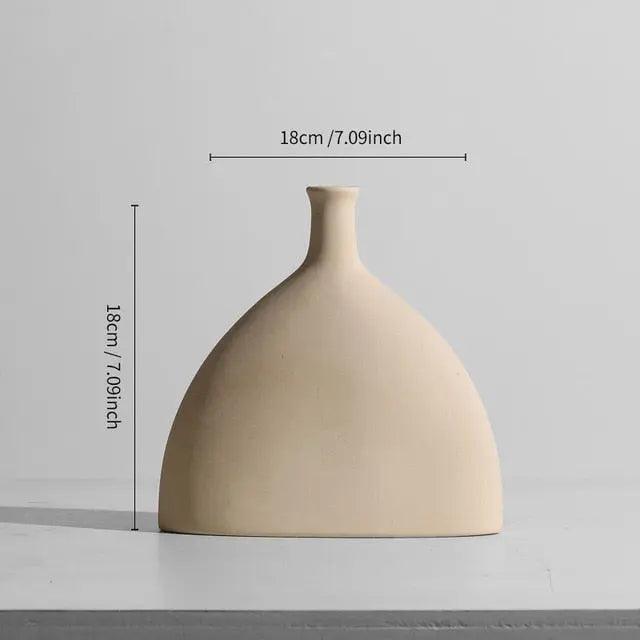 The Southern Atelier – Classic Minimalist Ceramic Vase - The Southern AtelierSKU_1758022824204_430