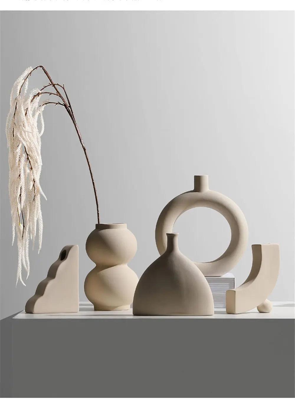 The Southern Atelier – Classic Minimalist Ceramic Vase - The Southern AtelierSKU_1758022824204_430