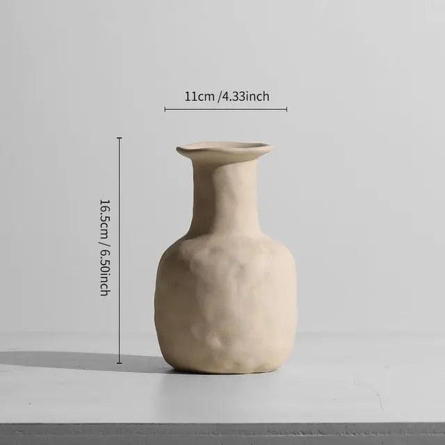The Southern Atelier – Classic Minimalist Ceramic Vase - The Southern AtelierSKU_1758022824204_430