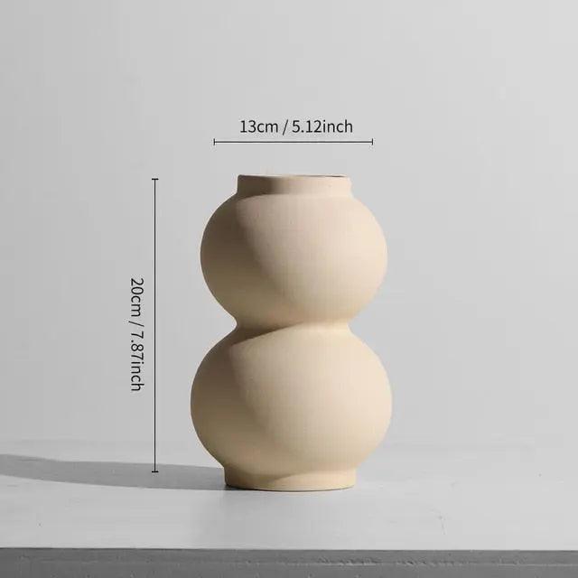 The Southern Atelier – Classic Minimalist Ceramic Vase - The Southern AtelierSKU_1758022824204_430