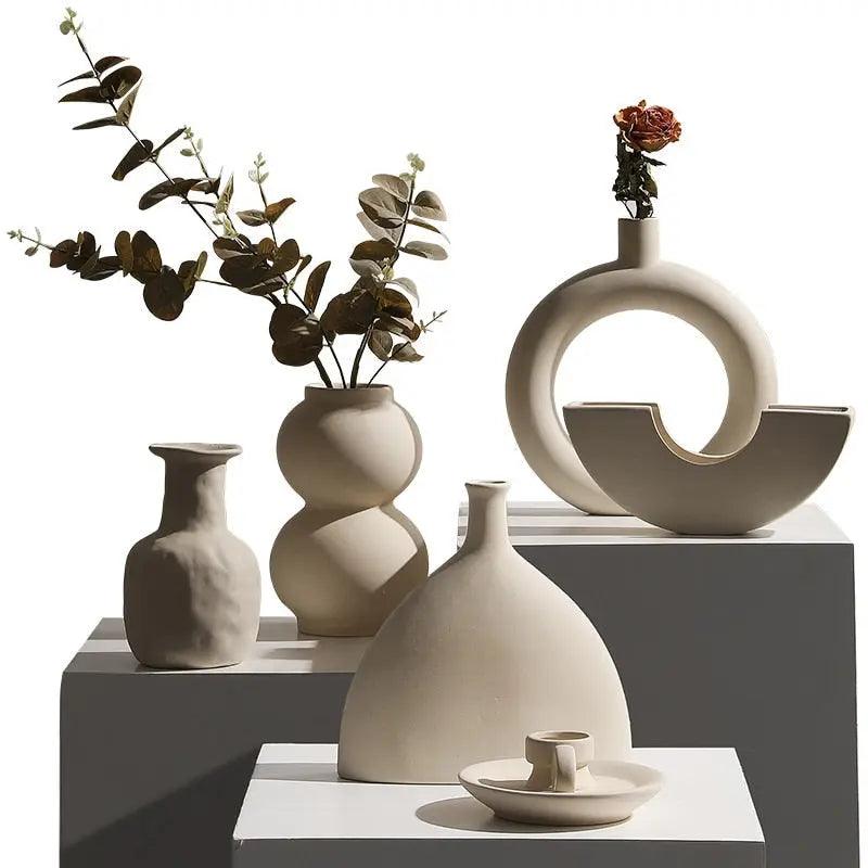 The Southern Atelier – Classic Minimalist Ceramic Vase - The Southern AtelierSKU_1758022824204_430