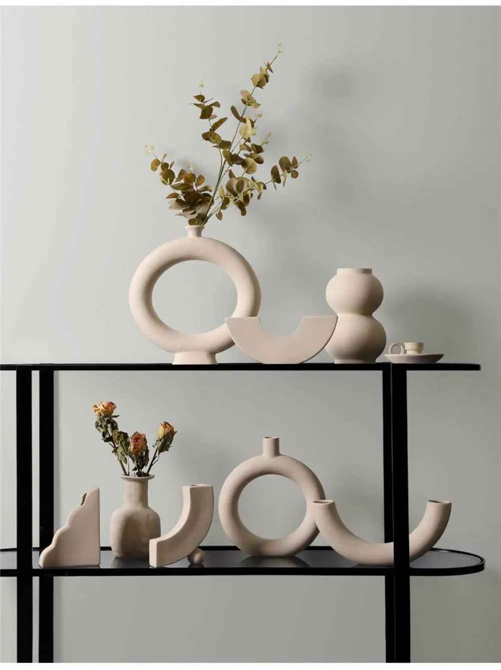 The Southern Atelier – Classic Minimalist Ceramic Vase - The Southern AtelierSKU_1758022824204_430