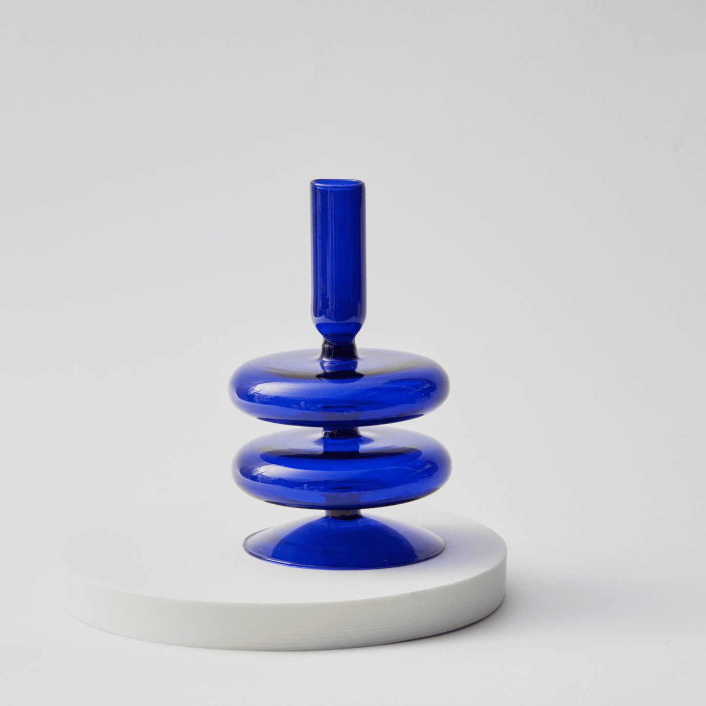 The Southern Atelier – Cobalt Glass Candle Holders - The Southern AtelierSKU_1755802945533_935