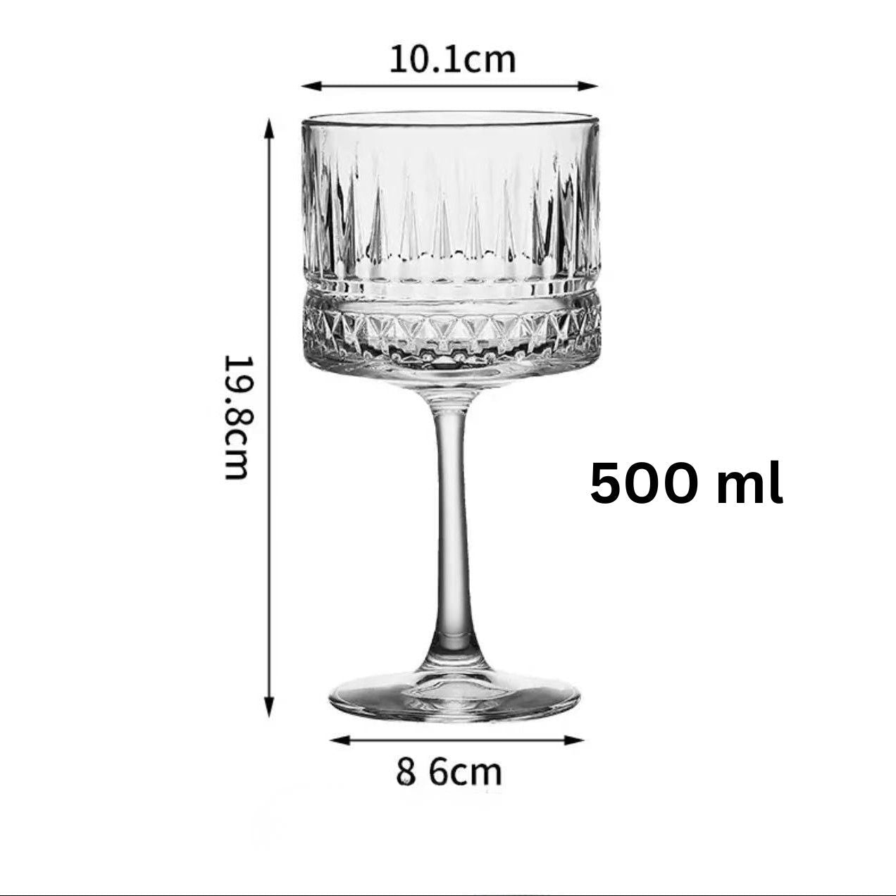 The Southern Atelier – Elegant Duo of Handcrafted Crystal Clear Cocktail Glasses for a Sophisticated Soiree - The Southern AtelierSKU_1763119267239_188