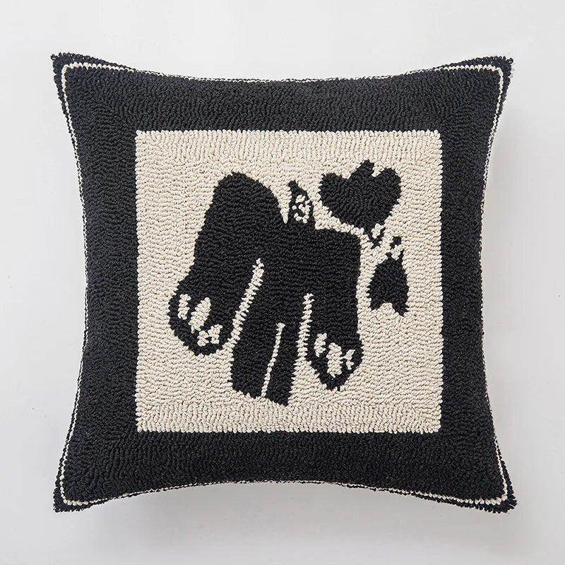 The Southern Atelier – Elegant Geometric Tufted Cushion Cover for Contemporary Living Spaces with Timeless Charm - The Southern AtelierSKU_1767876333176_621