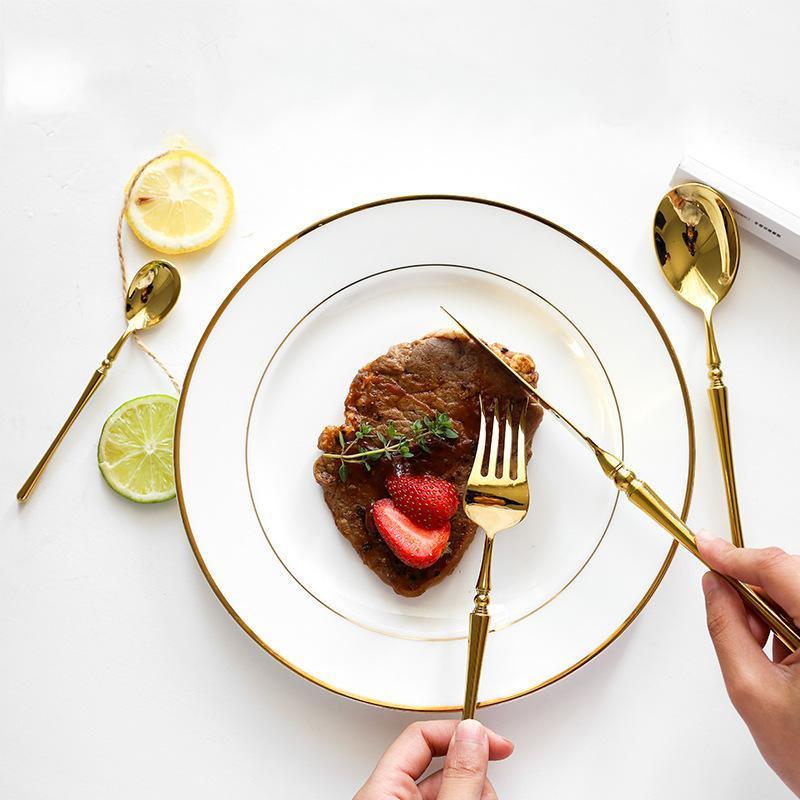 The Southern Atelier – Elegant Golden Cutlery Set - The Southern AtelierSKU_1762349687081_418