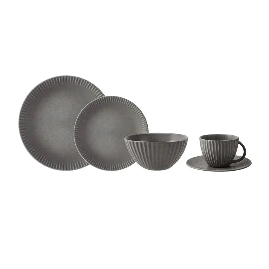 The Southern Atelier – Elegant Grey Stoneware Dining Set - The Southern AtelierSKU_1763119133405_589