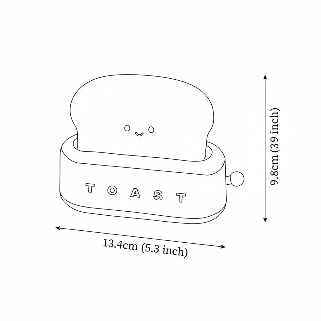 The Southern Atelier – Elegant Toaster Table Lamp in Soft Pastels for a Serene Ambiance - The Southern AtelierSKU_1763119283014_934