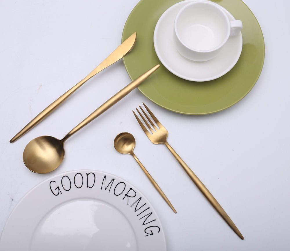 The Southern Atelier – Exquisite Gold Cutlery Set for Elegant Dining Moments - The Southern AtelierSKU_1763119129546_857
