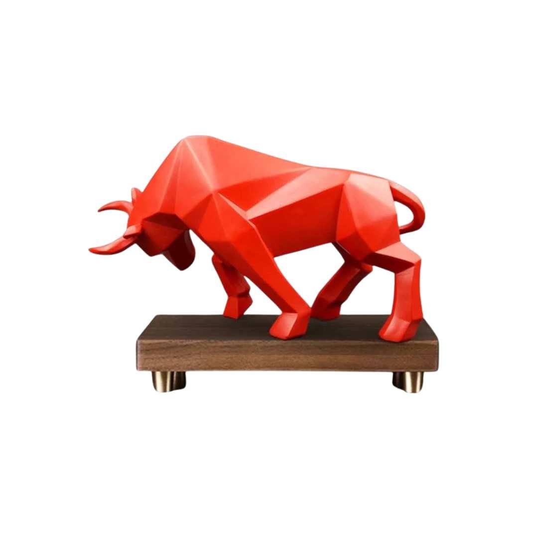 The Southern Atelier – Exquisite Resin Charging Bull Sculpture for a Touch of Elegance - The Southern AtelierSKU_1764698761610_918