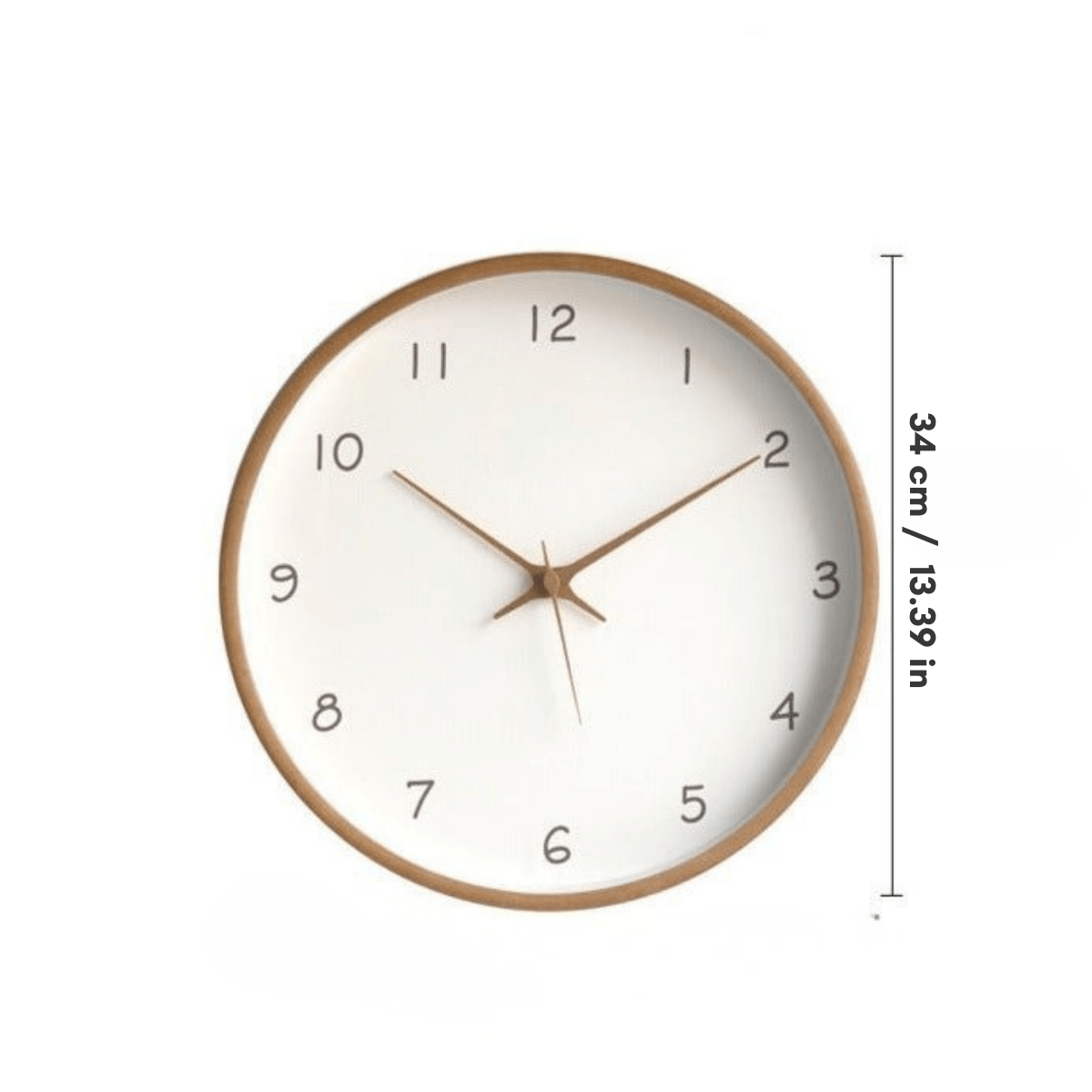 The Southern Atelier – Exquisite Wooden Wall Clock for Timeless Elegance with Minimalist Sophistication - The Southern AtelierSKU_1765807275236_956
