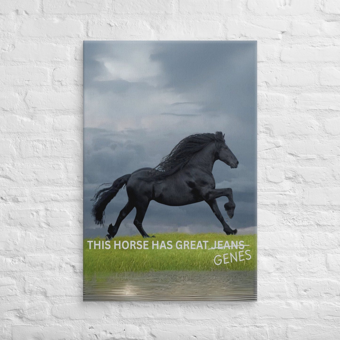 The Southern Atelier – Horse Genes Canvas Wall Art - The Southern AtelierSKU_1754143389657_265