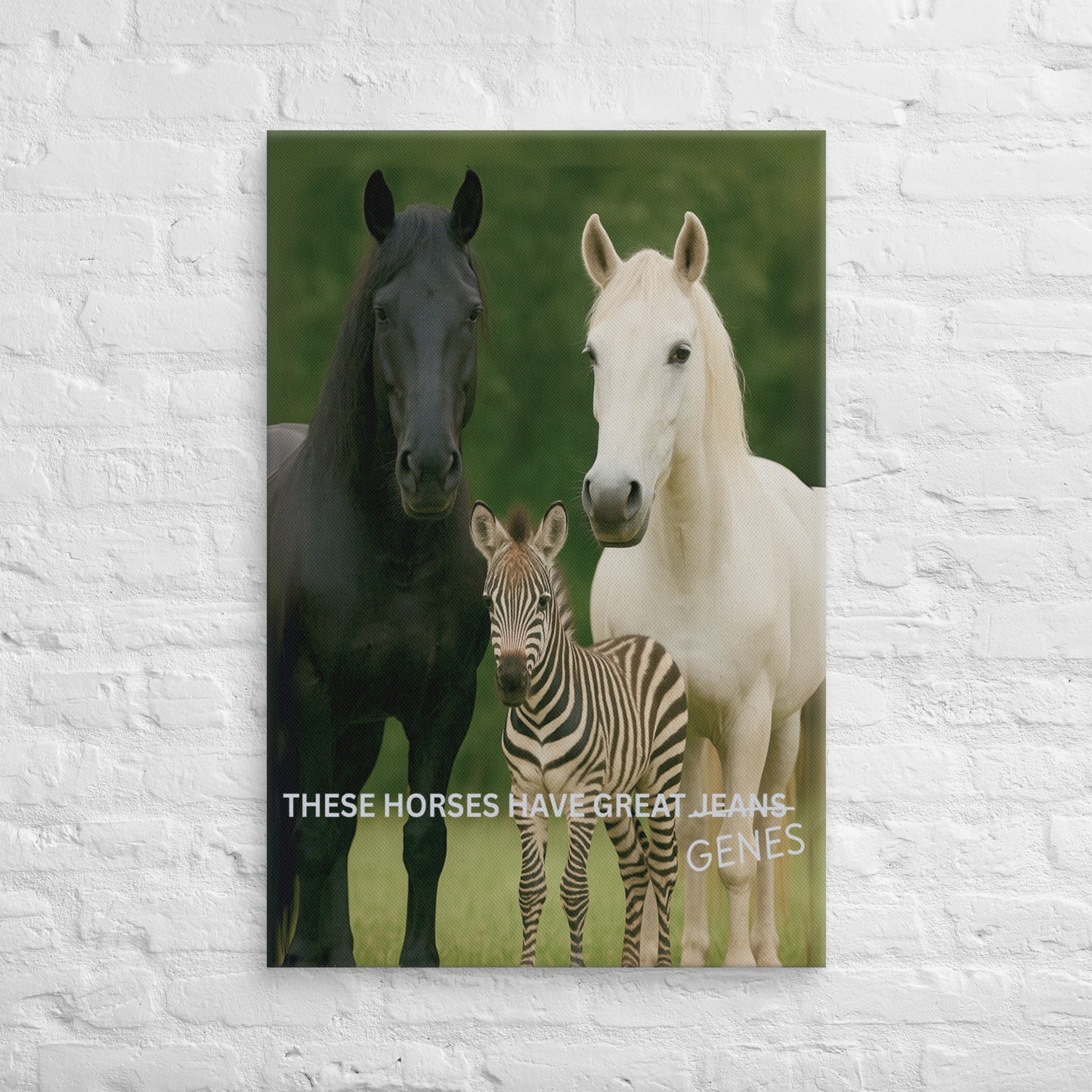 The Southern Atelier – Horse Genes Canvas Wall Art - The Southern AtelierSKU_1754143389657_288