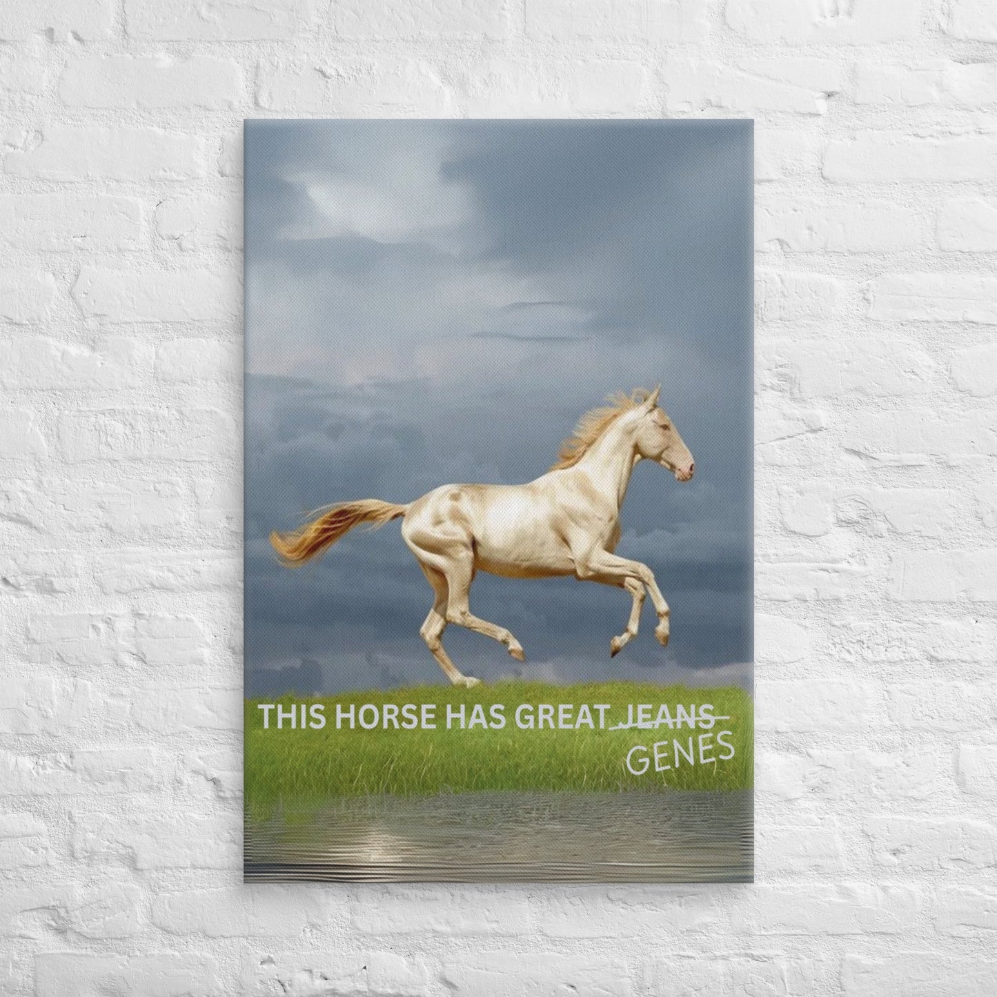 The Southern Atelier – Horse Genes Canvas Wall Art - The Southern AtelierSKU_1754143389657_288