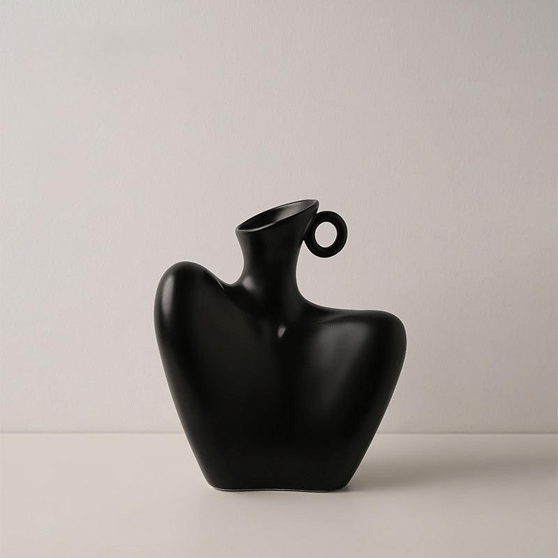 The Southern Atelier – Minimalist Beige Ceramic Vase - The Southern AtelierSKU_1757776098756_143