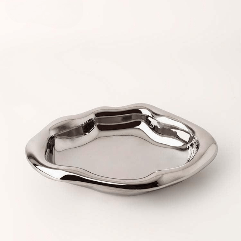 The Southern Atelier – Minimalist Chrome Trinket Dish - The Southern AtelierSKU_1757776096792_383