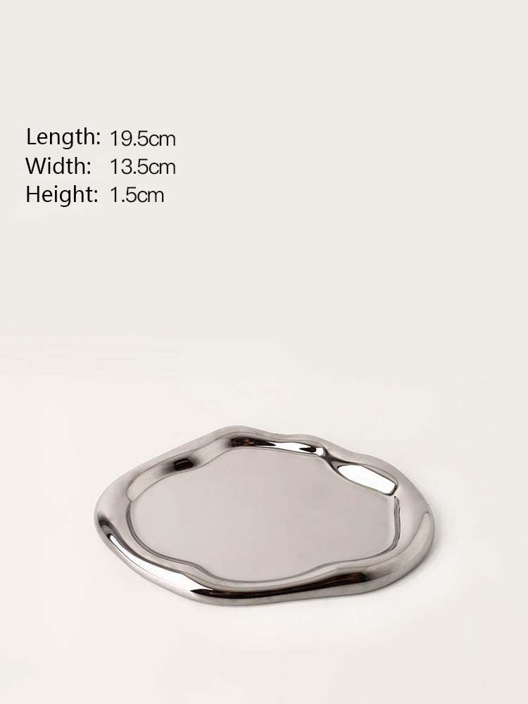 The Southern Atelier – Minimalist Chrome Trinket Dish - The Southern AtelierSKU_1757776096792_400