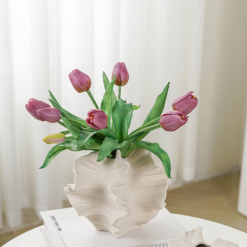 The Southern Atelier – Modern Frosted Ceramic Vase - The Southern AtelierSKU_1757600763917_174