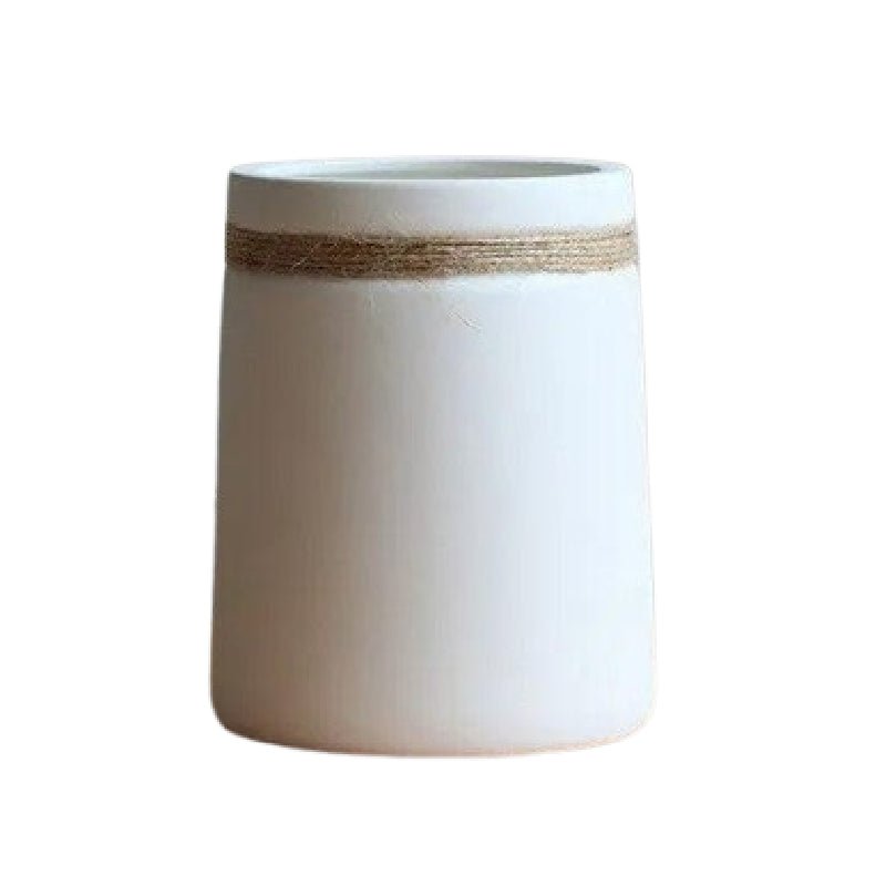 The Southern Atelier – Modern White Vase - The Southern AtelierSKU_1758022814696_256