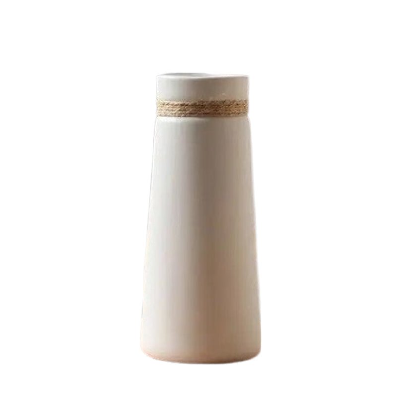 The Southern Atelier – Modern White Vase - The Southern AtelierSKU_1758022814696_277