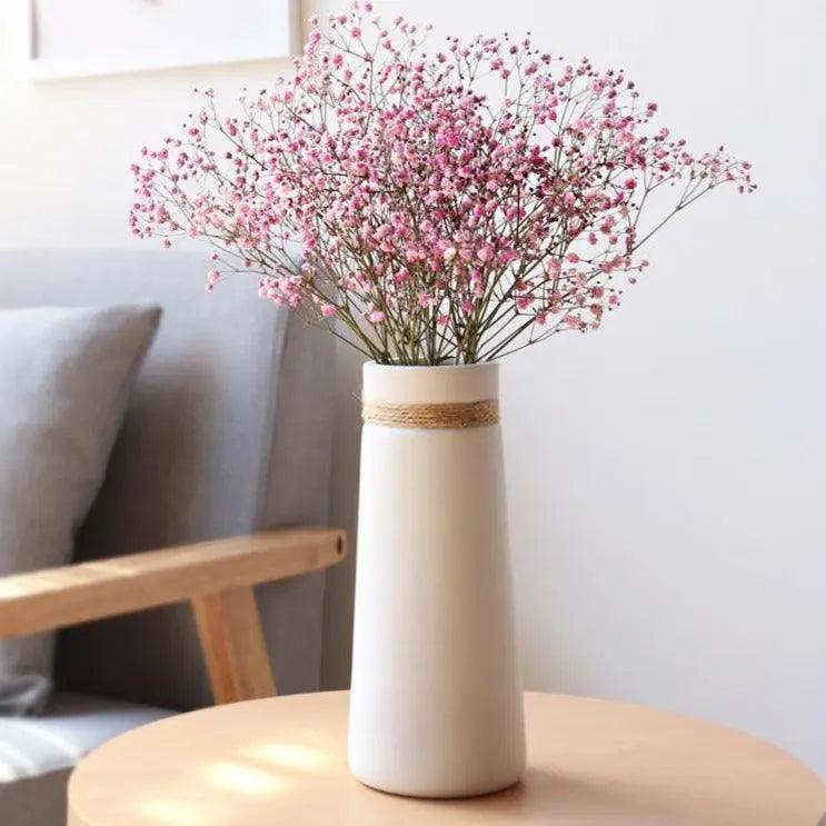 The Southern Atelier – Modern White Vase - The Southern AtelierSKU_1758022814696_86