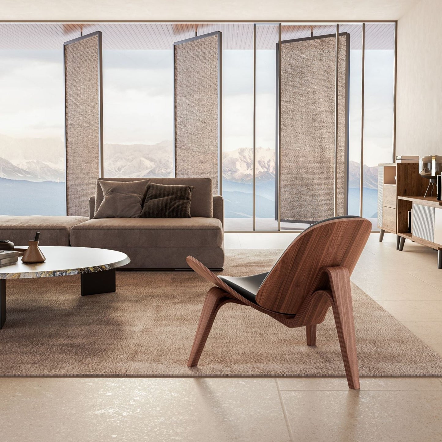 The Southern Atelier – Nordic Sculpted Design Chair - The Southern AtelierSKU_1754143250220_132