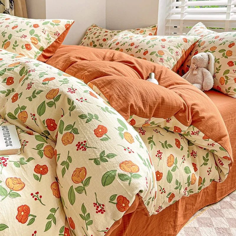 The Southern Atelier – Whimsical Cotton Bedding Set for Elegant Comfort with Timeless Charm - The Southern AtelierSKU_1769008035542_896