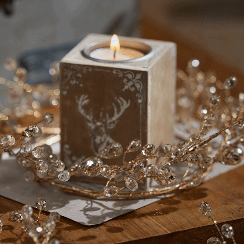 The Southern Atelier – Serviette et bougeoir en faux cristal exquis pour une élégance festive