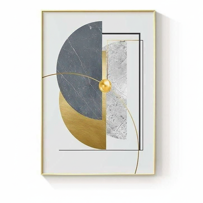 The Southern Atelier – Contemporary Geometric Canvas Artwork in Soft Tones for a Stylish Interior Statement