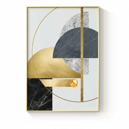 The Southern Atelier – Contemporary Geometric Canvas Artwork in Soft Tones for a Stylish Interior Statement