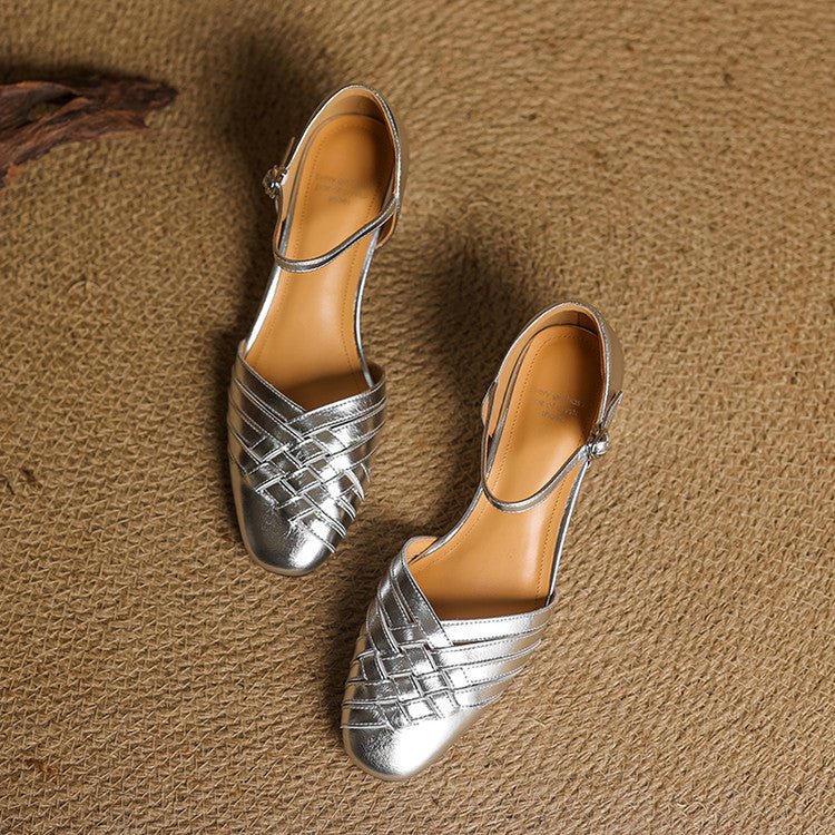 Arden Genuine Leather Block Heels with Cushioned Footbed, Adjustable Ankle Strap and Non-Slip Sole, 2-Inch Heel Height - The Southern AtelierSKU_1791063009978_73