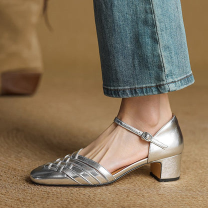 Arden Genuine Leather Block Heels with Cushioned Footbed, Adjustable Ankle Strap and Non-Slip Sole, 2-Inch Heel Height - The Southern AtelierSKU_1791063009978_73