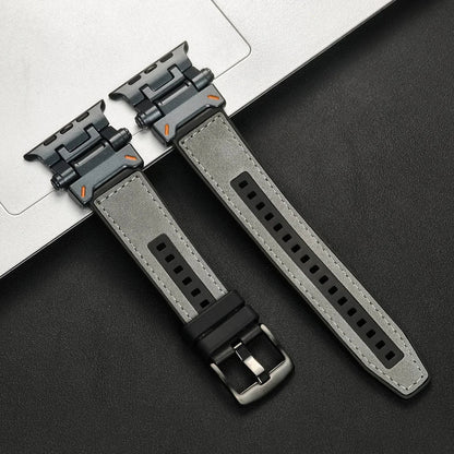 Arden Genuine Leather Watch Band with Metal Connectors and Buckle for Comfortable, Adjustable Fit - The Southern AtelierSKU_1791062874719_50