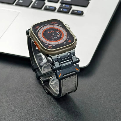 Arden Genuine Leather Watch Band with Metal Connectors and Buckle for Comfortable, Adjustable Fit - The Southern AtelierSKU_1791062874719_77