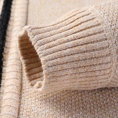 Beckett Hand-Knit Full-Zip Jacket with Stand Collar for Lightweight Warmth - The Southern AtelierSKU_1791063445932_93
