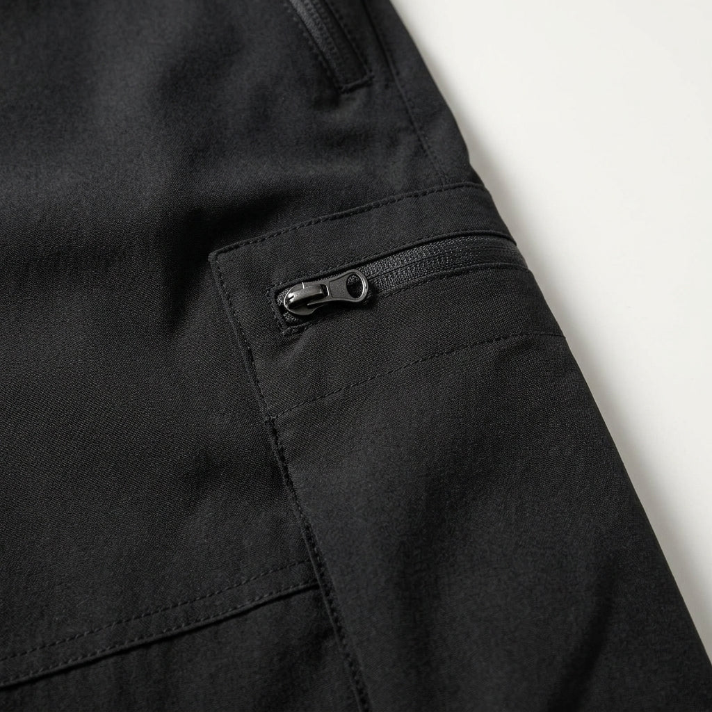 Breakwater Cargo Shorts in Quick-Dry Fabric with Elastic Waist and Zippered Hand Pockets - The Southern AtelierSKU_1791064301099_953