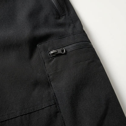 Breakwater Cargo Shorts in Quick-Dry Fabric with Elastic Waist and Zippered Hand Pockets - The Southern AtelierSKU_1791064301099_953