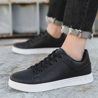 Calder Handcrafted Leather Sneakers with Padded Insoles for Lightweight, Breathable Comfort - The Southern AtelierSKU_1791063123515_257