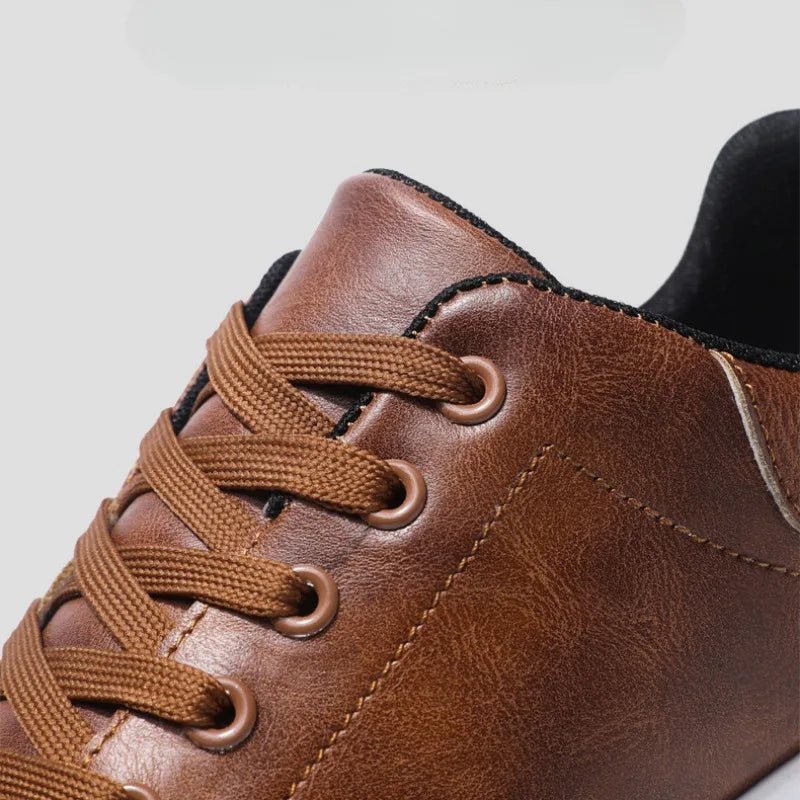 Calder Handcrafted Leather Sneakers with Padded Insoles for Lightweight, Breathable Comfort - The Southern AtelierSKU_1791063123515_390