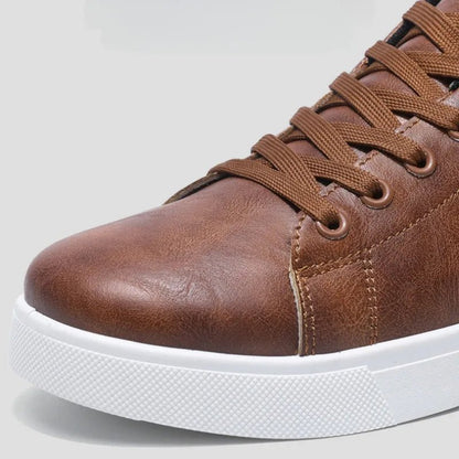 Calder Handcrafted Leather Sneakers with Padded Insoles for Lightweight, Breathable Comfort - The Southern AtelierSKU_1791063123515_390